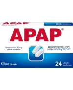 Apap 500 mg, 24 tabletki powlekane