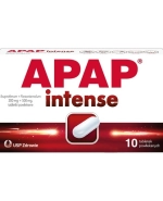 Apap Intense 200 mg + 500 mg, 10 tabletek powlekanych