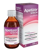 Apetizer Senior, syrop, smak malinowo-porzeczkowy, 100 ml