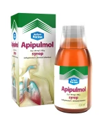 Apipulmol (2 g + 90 mg)/ 100 g, syrop na uporczywy i męczący kaszel, 120 ml