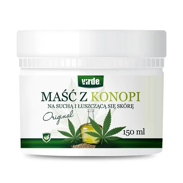 Virde, maść z konopi na suchą i łuszczącą się skórę, 150 ml