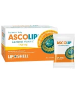 Ascolip, liposomalna witamina C 1000 mg, smak cytrynowo-pomarańczowy, żel doustny, 5 g x 30 saszetek