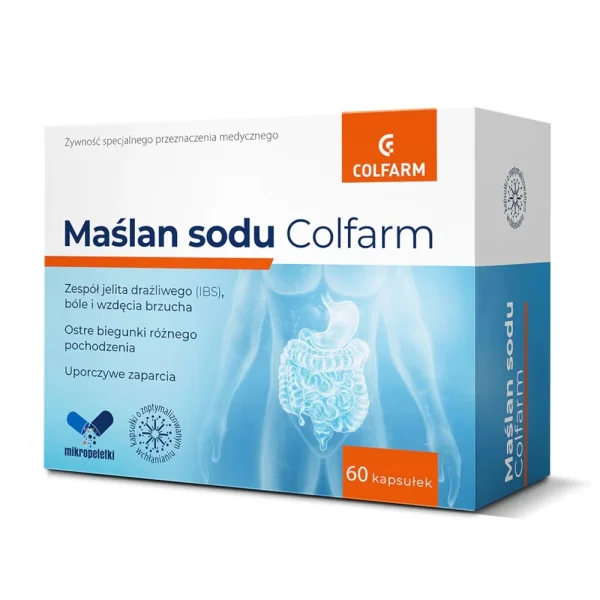 Colfarm Maślan sodu, 60 kapsułek
