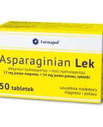 Asparginian Lek 17 mg + 54 mg, 50 tabletek