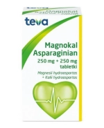 Asparaginian Magnokal 250 mg + 250 mg, 50 tabletek