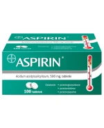 Aspirin 500 mg, 100 tabletek