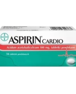Aspirin Cardio 100 mg, 56 tabletek powlekanych