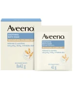 Aveeno, puder kojący do kąpieli, 8 saszetek x 42 g