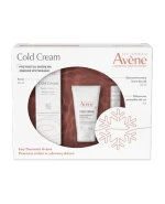 Zestaw Avene Cold Cream Krem Odżywczy do twarzy, 50 ml + krem do rąk, 50 ml + pomadka do ust, 4 g