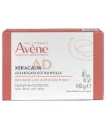 Avene XeraCalm A.D, mydło w kostce do twarzy i ciała, skóra bardzo sucha, atopowa i swędząca, 100 g