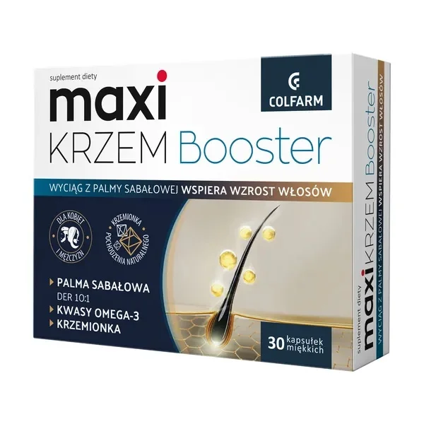 Colfarm Maxi Krzem Booster, 30 kapsułek