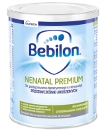 Bebilon Nenatal Premium, dla niemowląt przedwcześnie urodzonych z małą masą ciała, 400 g