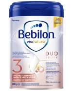 Bebilon Profutura Duo Biotik 3, mleko modyfikowane, po 1 roku, 800 g