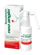 Benzydamine neo-angin 1,5 mg/ml, aerozol do stosowania w jamie ustnej, roztwór, 30 ml