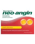 Benzydamine neo-angin 3 mg, smak cytrynowy, 20 pastylek twardych