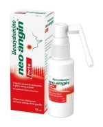 Benzydamine Neo-angin Forte 3 mg/ml, aerozol do stosowania w jamie ustnej, roztwór, 15 ml