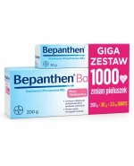 Bepanthen Baby, maść przeciw odparzeniom pieluszkowym dla niemowląt, 200 + 30 g