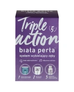 Biała Perła Triple Action, zestaw do domowego wybielania zębów systemem nakładkowym, 5-dniowa kuracja