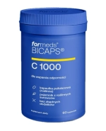 ForMeds BICAPS C 1000, witamina C dla wsparcia odporności, 60 kapsułek