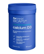 ForMeds BICAPS Calcium D3, dla zachowania zdrowych kości i zębów, 60 kapsułek