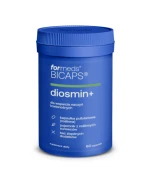 ForMeds BICAPS Diosmin+, diosmina + hesperydyna + OPC + witamina C + trans-resweratrol, 60 kapsułek
