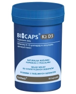 ForMeds BICAPS K2 D3, dla wzmocnienia kości i zębów, 60 kapsułek