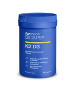 ForMeds BICAPS K2 D3, dla wzmocnienia kości i zębów, 60 kapsułek