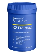 ForMeds BICAPS K2 D3 Max, wysoka dawka witaminy K2 i witaminy D3, 60 kapsułek