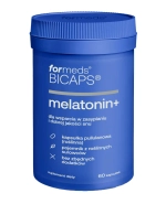 ForMeds BICAPS Melatonin+, melatonina z dodatkiem chmielu  dla wsparcia zasypiania i dobrej jakości snu, 60 kapsułek