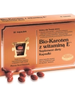 Bio-Karoten + witamina E, 30 kapsułek