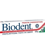 Biodent, pasta do zębów przeciw paradontozie, 125 g