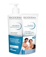 Zestaw Bioderma Atoderm, kojący balsam emolientowy, 500 ml + oczyszczający żel, redukujący swędzenie skóry, 200 ml