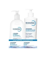 Zestaw Bioderma Atoderm Balsam ultra-kojący, 500 ml + Bioderma Atoderm Żel oczyszczający, 500 ml