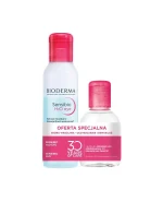 Zestaw Bioderma Sensibio Woda micelarna do oczu, 125 ml + Woda micelarna 100 ml