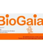 BioGaia Protectis, smak cytrynowy, 10 tabletek do żucia