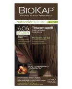 Biokap Nutricolor Delicato Rapid, farba koloryzująca do włosów, 6.06 ciemny blond, 135 ml
