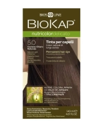 Biokap Nutricolor Delicato, farba do włosów, 5.0 jasny naturalny kasztan, 140 ml