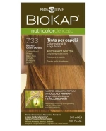 Biokap Nutricolor Delicato, farba koloryzująca do włosów, 7.33 pozłacany blond, 140 ml