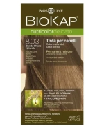Biokap Nutricolor Delicato, farba koloryzująca do włosów, 8.03 jasny naturalny blond, 140 ml