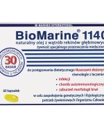 BioMarine 1140, olej z wątroby rekinów głębinowych, 60 kapsułek