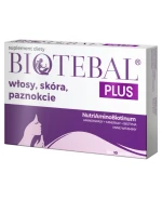 Biotebal Plus Włosy Skóra Paznokcie, 30 tabletek + 10 tabletek gratis