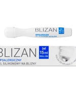 Blizan, żel silikonowy na blizny, roll-on, 15 ml