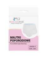 Bocioland, majtki poporodowe, siateczkowe, rozmiar L, 2 sztuki