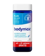 Bodymax Plus, 60 tabletek + 20 tabletek gratis