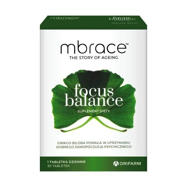 Mbrace Focus Balance, 30 tabletek
