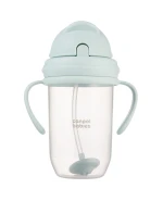 Canpol Babies, kubek niekapek z rurką i odważnikiem, zielony, od 6 miesiąca, 270 ml