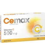 CeMax, witamina C 500 mg, 30 tabletek o przedłużonym uwalnianiu