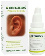 Cerumex, preparat do higieny uszu, 15 ml