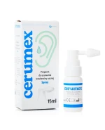 Cerumex, preparat do usuwania woskowiny usznej, spray, 15 ml