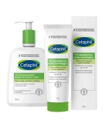 Cetaphil MD Dermoprotektor, balsam nawilżający do twarzy i ciała 500 ml + Cetaphil PS, lipoaktywny krem nawilżający, skóra sucha, bardzo sucha, wrażliwa, 100 g